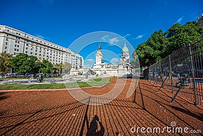 Congressional Plaza in Buenos Aires, Argentina Stock Photo