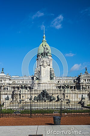Congressional Plaza in Buenos Aires, Argentina Stock Photo