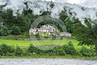 CONISTON WATER, LAKE DISTRICT/ENGLAND - AUGUST 21 : John Ruskin' Editorial Stock Photo