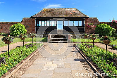 Connaught Gardens in town of Sidmouth in East Devon Stock Photo