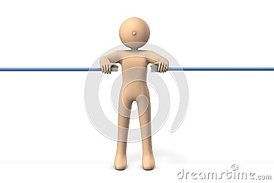 Connection and communication concept. The person trying to connect the network cable. Stock Photo