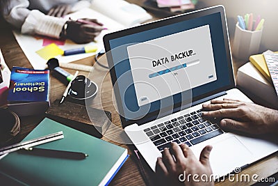 Connection Data Streaming Download Archiving Concept Stock Photo