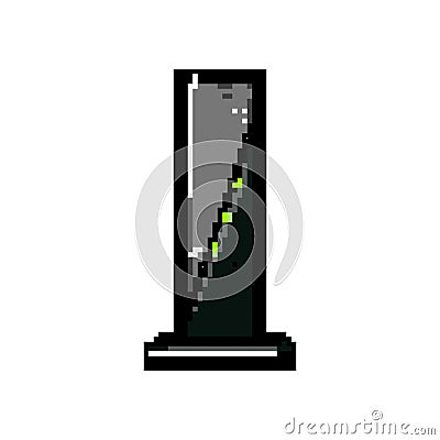 connection dsl modem game pixel art vector illustration Vector Illustration