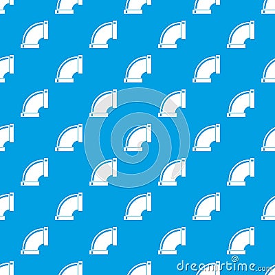 Connection pipes pattern seamless blue Vector Illustration