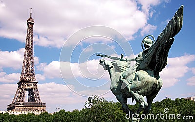 Conquer Paris Stock Photo