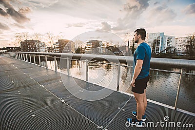Conquering obstacles Stock Photo