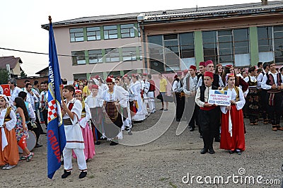 8.consecutive international foklore festival Luka Editorial Stock Photo