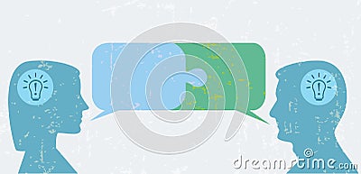 Consensus, dialog Vector Illustration
