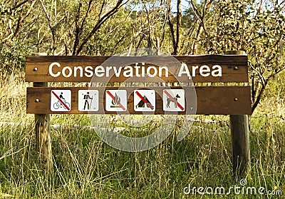 Conservation Area Stock Photo