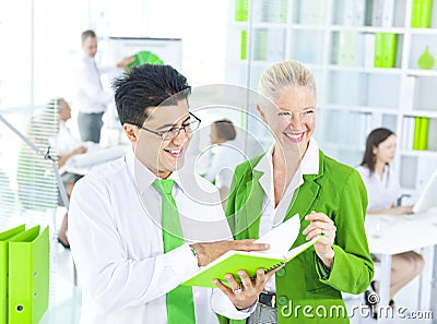 Conservative Business People Meeting Stock Photo