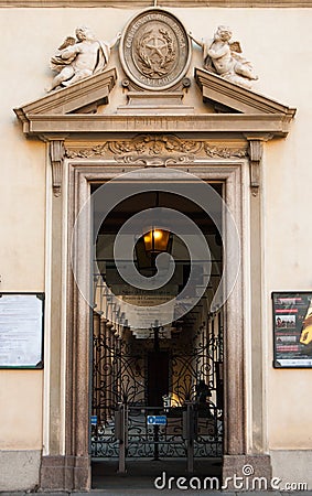 Conservatory school of Milan Stock Photo