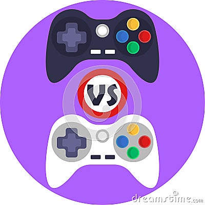 Console Gaming icon Vector Illustration