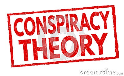 Conspiracy theory sign or stamp Vector Illustration