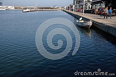 Constanca sea harbour in Romania Editorial Stock Photo