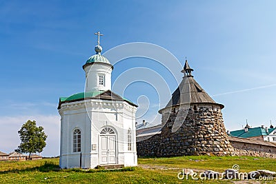 Constantine chapel, Solovetsky Islands (Solovki) Stock Photo