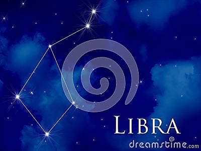 Constellation Libra Stock Photo