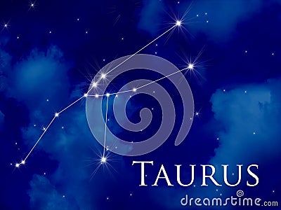 Constellation Taurus Stock Photo