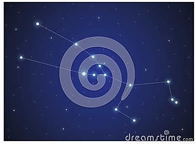 Constellation Taurus Stock Photo