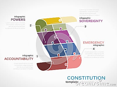 Constitution Vector Illustration