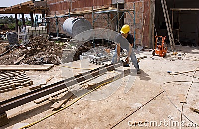 Construcion worker Stock Photo