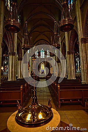 Cathedral of Saint Helena in Montana Editorial Stock Photo