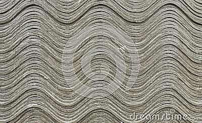 Construction asbestos-cement slate in a stack as background Stock Photo