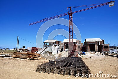 Construction Building Site Stock Photo