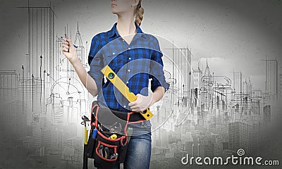 Construction concept Stock Photo