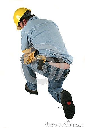 Construction Crack Stock Photo