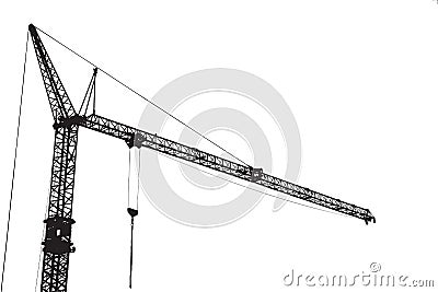 Construction crane Stock Photo