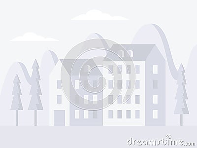 Construction development building vector illustration Vector Illustration