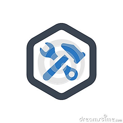 Construction development icon Vector Illustration