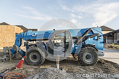 Construction heavy equipment Editorial Stock Photo