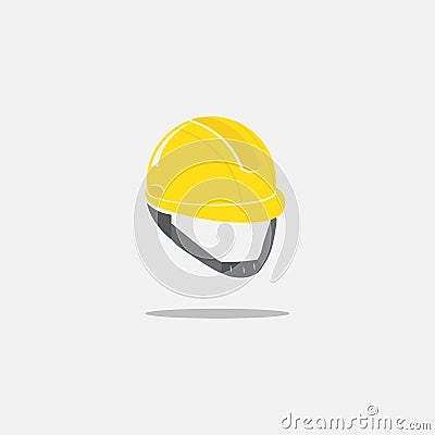 Construction helmet icon on white background. safety hard hat. Vector. Illustration. Vector Illustration