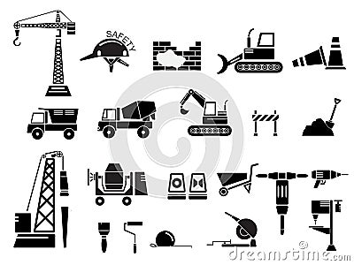 Construction Icon Set Vector Illustration Vector Illustration