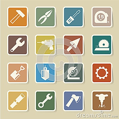 Construction Icons set Vector Illustration