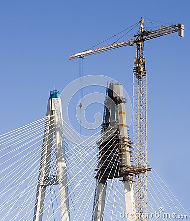 Construction industrial site Stock Photo