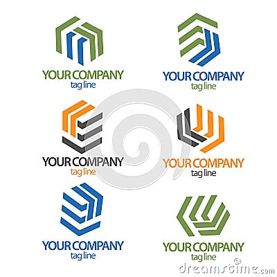 Construction logo collection Vector Illustration