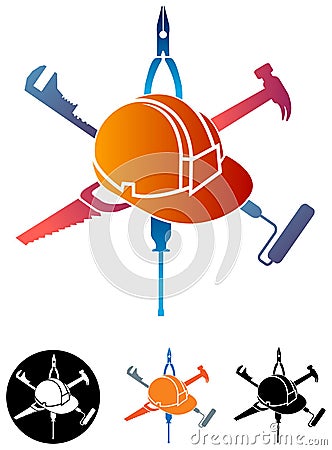 Construction logo Vector Illustration