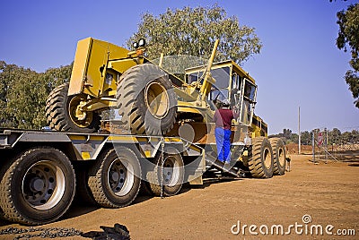 Construction machinery Stock Photo