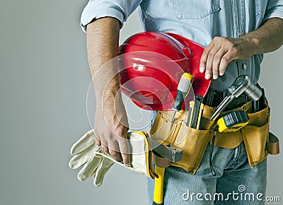 Construction Man Stock Photo