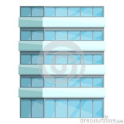 Construction multistory icon cartoon vector. Building apartment Stock Photo