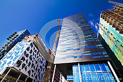 Construction in Oslo, Norway Stock Photo