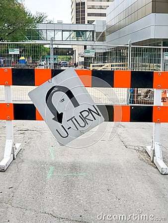 Construction Plaugues Downtown Regina Streets Editorial Stock Photo