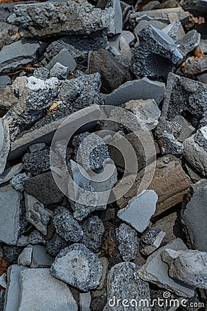 Construction of road Stock Photo