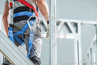 Construction Safety Harness Stock Photo