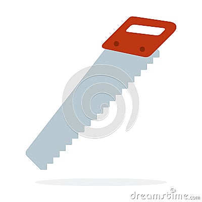 Construction saw vector flat isolated Vector Illustration