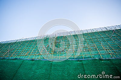 Construction scaffolding Editorial Stock Photo