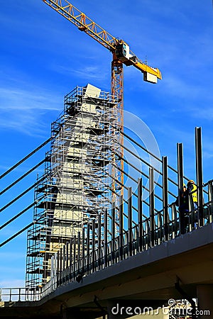 Construction site Stock Photo