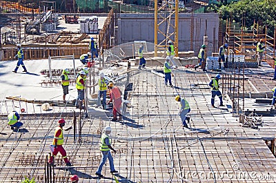 Construction Site at Umhlanga Ridge Durban South Africa Editorial Stock Photo